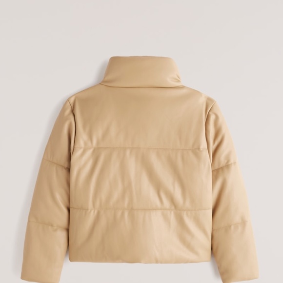 A&F Vegan Leather Mini Puffer - Picture 4 of 9